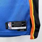 22/23 OKC Thunder HOLMGREN #7 Blue Top Quality Hot Pressing NBA Jersey