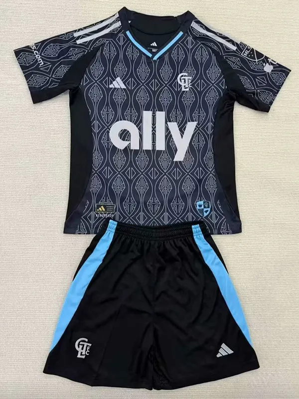 25/26 CHarlotte FC Home Kids Soccer Jersey
