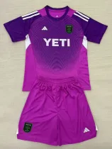 25/26  Austin FC Purple Goalkeeper Kids Soccer Jersey
