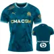 24/25 Marseille Away1:1 Fans Soccer Jersey(Print all Sponsor)前后广告