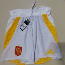 2024 Spainl White Player Version Shorts Pants