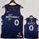 23/24 76ERS MAXEY #0 Dark Blue City Edition Top Quality Hot Pressing NBA Jersey