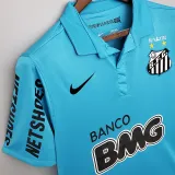 2012/2013 Santos FC Blue Retro Soccer Jersey