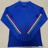 24/25 Italy Home Long Sleeve Fans Soccer Jersey(长袖)