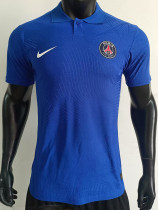 2025  PSG Blue Player Version  Polo Shirt