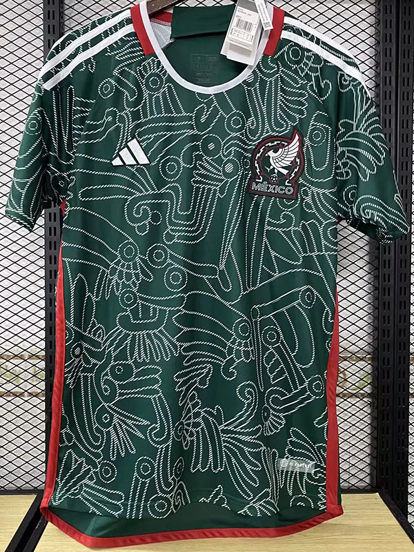 22/23 Mexico Third Fans Soccer Jersey (白图纹)