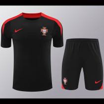 24/25 Portugal  Black Training Short Suit