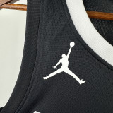 22/23 Sa Spurs FOX #4  Black Flying Man Top Quality Hot Pressing NBA Jersey