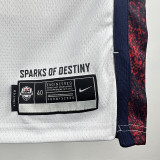 2024 Olympic Game USA  BOOKER #15 White Basketball Jersey