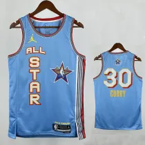 24/25 ALL-STAR CURRY # 30 Light  Blue Top Quality Hot Pressing NBA Jersey