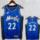 23 /24 Magic WAGNER #22 Dark Blue Top Quality Hot Pressing NBA Jersey (Retro Logo)(V领)