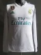 2017/2018 RMA Home Long Sleeve  Retro Player Version Soccer Jersey(球员)