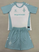 24/25 Werder Bremen Away Kids Soccer Jersey