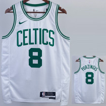 22/23 CELTICS PORZINGIS #8 White Top Quality Hot Pressing NBA Jersey