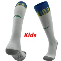 2024 Brazil  Home White Kids socks（儿童）