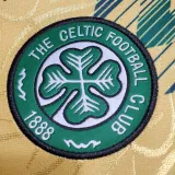1988/1991 Celtic Away Yellow Retro Soccer Jersey