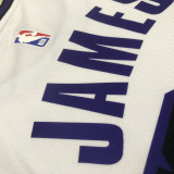 22/23 LAKERS JAMES #23 White City Edition Top Quality Hot Pressing NBA Jersey