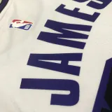 22/23 LAKERS JAMES #23 White City Edition Top Quality Hot Pressing NBA Jersey