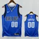 Dallas Mavericks CHRISTIE #00 Blue Top Quality Hot Pressing NBA Jersey