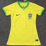 22/23 Brazil Home World Cup Women Soccer Jersey (女)