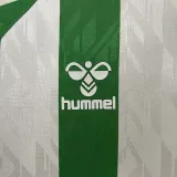 24/25 Real Betis Home Fans Soccer Jersey(胸前FREVER GREEN广告)