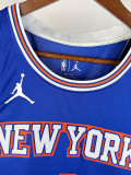 21/22 KNICKS ROSE #4 Blue Top Quality Hot Pressing NBA Jersey (Trapeze Edition) 飞人版