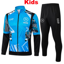 24/25 Napoli Sky Blue inkjet Kids Jacket Tracksuit