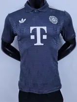 24/25 Bayern Grey Black Oktoberfest Player Version Soccer Jersey