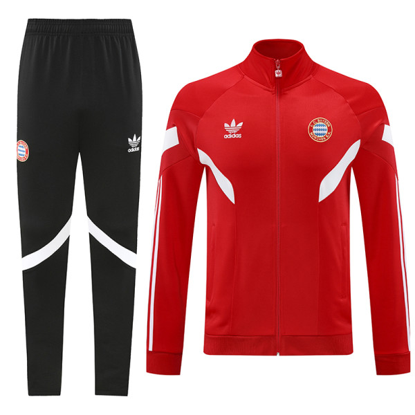 24/25 Bayern Red Jacket Tracksuit#06