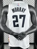 24/25 Nuggets MYRRAR #27 White City Edition Top Quality Hot Pressing NBA Jersey