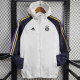 24/25 Bayern White & Royal Blue Hooded Windbreaker