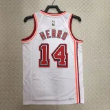 22/23 Heat HERRO #14 White Top Quality Hot Pressing NBA Jersey (Retro Logo)