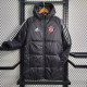23/24 Bayern Black Hooded Cotton Coat White Edge (白色边) 棉衣