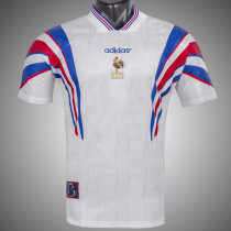 1996 France Away Retro Soccer Jersey
