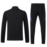 24/25  Germany Black Jacket Tracksuit(紫边）