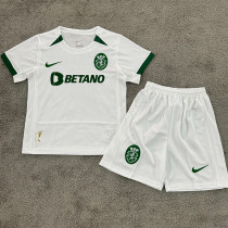 24/25 Sporting Lisbon Away Kids Soccer Jersey