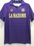 1989/1990 Fiorentina Home Retro Soccer Jersey