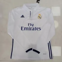 2016/2017 RMA Home Long Sleeve Retro Soccer Jersey (长袖)