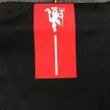 2007/2008 Man Utd Away Black Retro Soccer Jersey