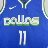 22/23 Dallas Mavericks IRVING #11 Blue City Edition Top Quality Hot Pressing NBA Jersey