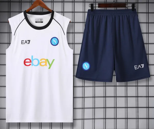 24/25 Napoli White Tank top and shorts suit