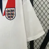 1992 England Home Retro Soccer Jersey