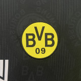 1996/1997 Dortmund Away Black Retro Soccer Jersey
