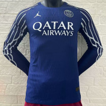 25/26 PSG Fourth Long Sleeve  Player Version Soccer Jersey