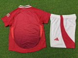 24/25 Man Utd Home  Player Version Kids Soccer Jersey
