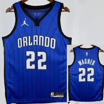 22/23 Magic WAGHER #22 Royal blue Top Quality Hot Pressing NBA Jersey (Trapeze Edition)