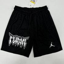 24/25 N48 JOR Black Breathable Sports  shorts(带孔、前带图标)
