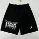 24/25 N48 JOR Black Breathable Sports  shorts(带孔、前带图标)