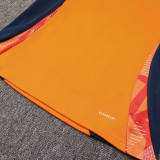 24/25 JUV Orange Half Pull Tracksuit  (橙色、半拉链)