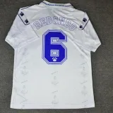 1994/1996 RMA White Retro Soccer Jersey
